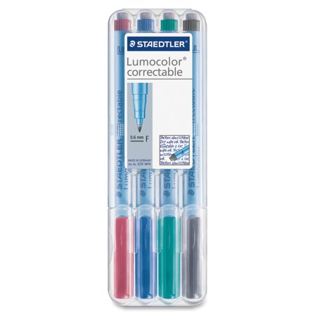 Staedtler 4-pack Lumocolor Correctable M (1.0 mm)