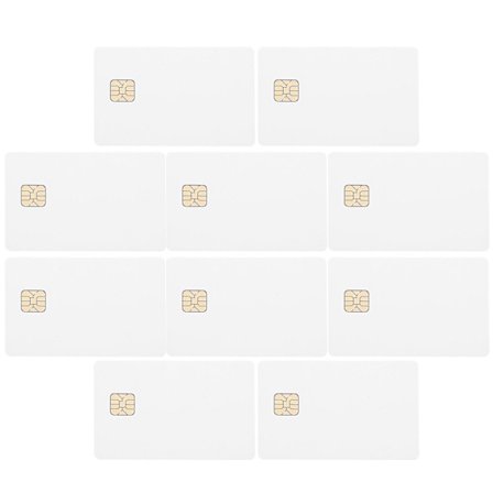 10st vitt kort med chips Ic-kort Chipkort för hotellpassagekontrollsystem