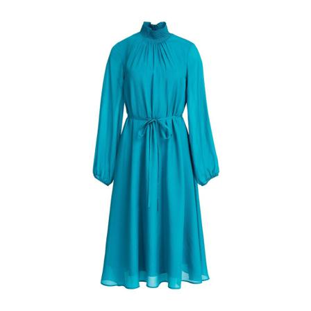 Essentiel Antwerp, Day Dresses Blauw, Dames, Maat:L,stof