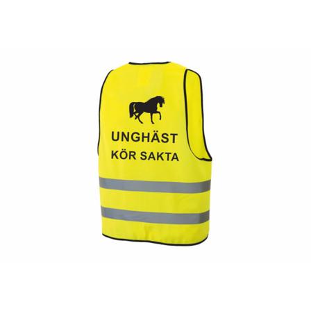 Reflexväst Unghäst Kör Sakta Springande Xl