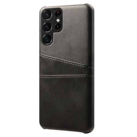 Samsung Galaxy S22 Ultra Skal med 2 kortplatser - Svart Svart