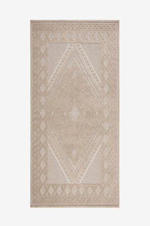 KM Home - Teppe Hampton for innvendig bruk/utvendig bruk - Natur - Utendørstepper - 80X250 - Fra Homeroom