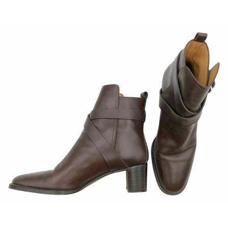 Hermès Vintage Ankle Støvler Brun, Dame, Størrelse: 37 EU