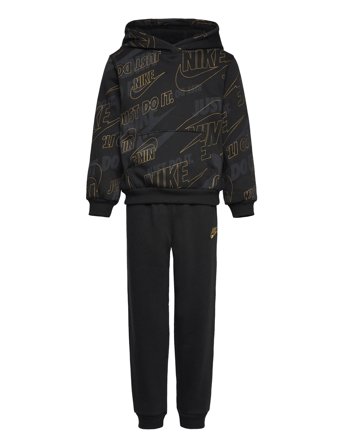 Nike F8-Fleece Pant Set - Black - 92/98