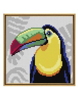 Stickpackung Bild Tukan