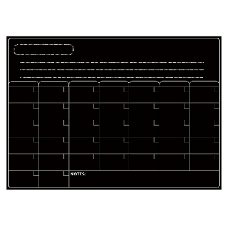 Magnetisk kalender ugentlig månedsplan Planner liste