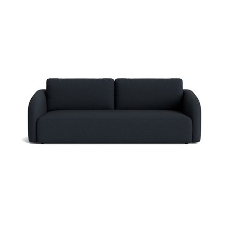 Savona 3 personers sovesofa, opbevaring - Loop Mørkeblå - 247x105x90cm - Sofa, sovesofa - Mørkeblå sovesofa med opbevaring, bonell fjedre