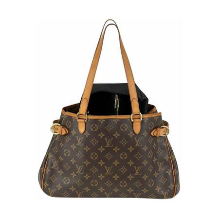 Louis Vuitton Vintage, Pre-owned Louis Vuitton Tote Batignolles Horizontal Monogram Canvas Tote Bag M51154 A976 Bruin, Dames, Maat:ONE Size