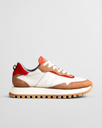 GANT Damen Caffay Sneaker aus Veloursleder und Nylon (39) Orange