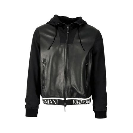 Emporio Armani Logo Jakke Sort, Herre