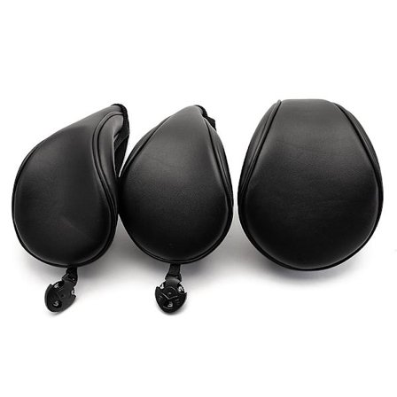 3-pak hovedbetræk i kunstlæder