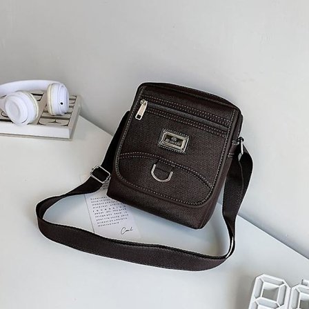 H3324 Axelremsväska Brun Stor