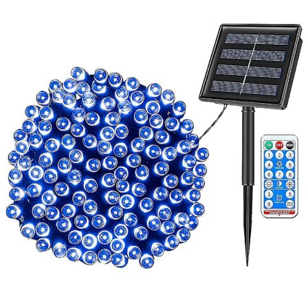 Julelys Utendørs 102m 1100 LED 52m 600 LED Solcelle