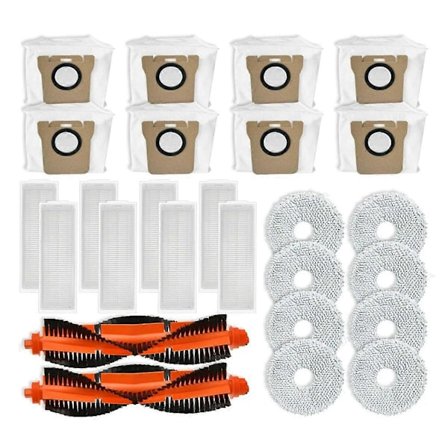 Til M30 Pro C107 Støvsuger Reservedele Rulle Hovedbørste Hepa Filter Moppeklud Støvpose Tilbehør