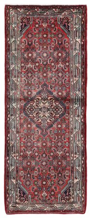 Hand Knotted Oriental Asadabad Rug 90X223