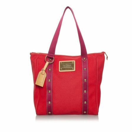 Louis Vuitton Vintage Pre-owned Tote Bags Rød, Dame Vintage Tasker, Størrelse: ONE Size
