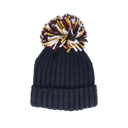 Beechfield - Ble pom Beanie - Hygge Beanie French Navy Pom @ Hatstore