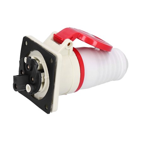 4-pinners strømkontakt 3-fase vanntett skjult monteringskontaktsett 380V415V 16A 3P+E