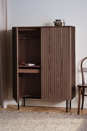 Jotex - Skrivebordskap Mørkbrun - PALANZO - Kjøp Skrivebord hos Jotex