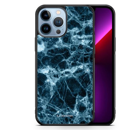 Bjornberry Skal iPhone 13 Pro Max - Blå Marmor