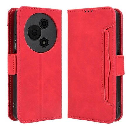 Yhteensopiva TCL 605 4G 60 SE Nahkakotelo Puhelinlompakkokotelo, jossa yhteensopiva useiden korttipaikkojen kanssa