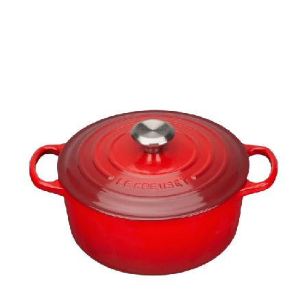 Le Creuset Rund Gryta Med Lock 4,2L Kastruller & grytor Rosa 4,2 L