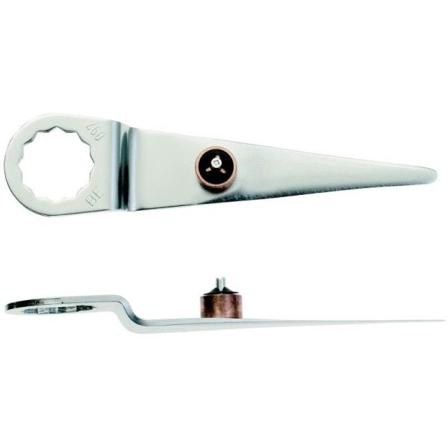 Fein 63903097018 Vinduskniv fast dybdeanslag, Z-bøying, 2-pakning 125 x 58 mm, Maskintilbehør & forbruk