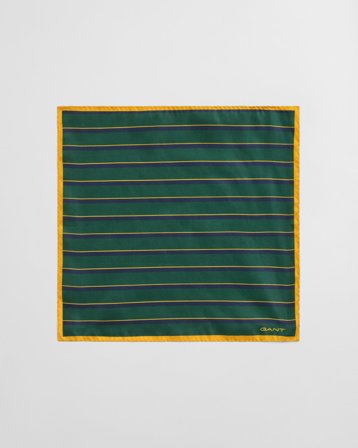 GANT Herren Gestreiftes Einstecktuch (ONE SIZE) Grün