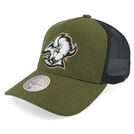 Mitchell & Ness - NHL Grün trucker Cap - Hatstore Exclusive x Buffalo Sabres Winterized True Forestgreen/Black Trucker @ Hatstore