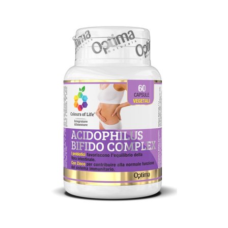 Colours Of Life Acidophilus Bifido Complex 60 Capsule Vegetali