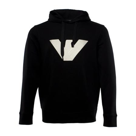 Emporio Armani, Sweatshirts Zwart, Heren, Maat:M,Cotton,print