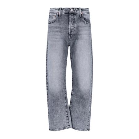 Mother, Wide Jeans Grijs, Dames, Maat:W25