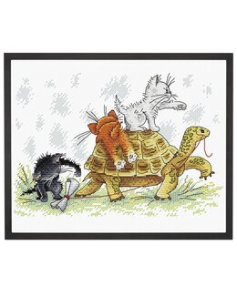 Broderikit Tavla Livet går vidare