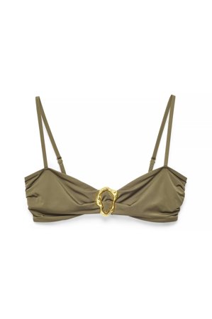 NA-KD Haut de bikini avec boucle - Bikinis - Vert - L