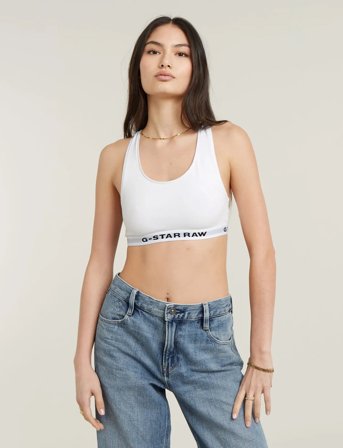 G-Star Bralette Wmn - White - XL