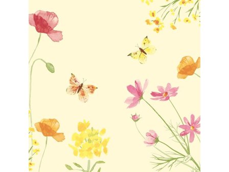 DUNI Servett Poppy D-soft 40x40cm 60/fp - Lyreco - Kök och servering - Servetter och dukar - Servett - 3-lagers