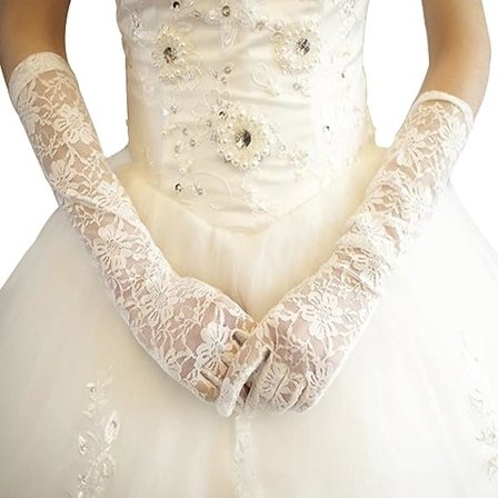 Beige - långa spets handskar, spets bröllopshandskar, långa spets handskar för kvinnor, bröllopsklänning handskar Små teal blommiga spets handskar, 44