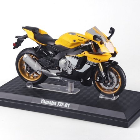 CCA 1:12 Yamaha YZF-R1 Klassisk Motorcykel Model Legering Bilmodel Legetøjsbil Støbning Samling Legetøjsgave Julegave