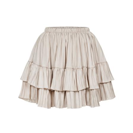 Swing Polish Fashion Concept Mikki Spódnice with Frills, kobieta, ONE SIZE, Beżowy