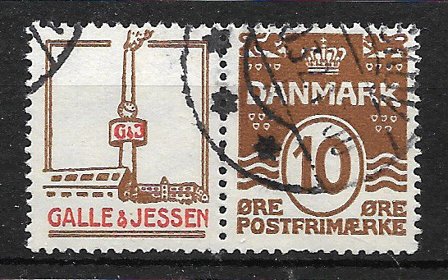 Danmark - AFA Reklamemærke 43 - Stemplet