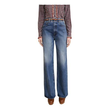 Ulla Johnson Wide Jeans Blå, Dame, Størrelse: W26