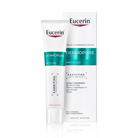 Eucerin Dermopure Fluido Opacizzante 40ml - Fluido viso antimperfezioni