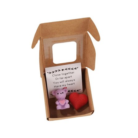 Handgjord Mini Björn Liten Björn I En Låda Mina Små Oro Björnar M