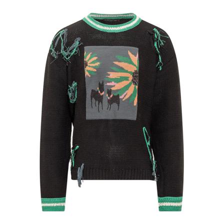 Andersson Bell, Round-neck Knitwear Zwart, Heren, Maat:M