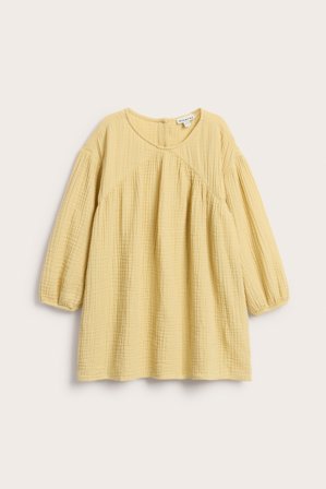 Kappahl | Klänning i muslin Gul 98/104 | Gul