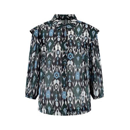 Fifth House Rosie Blouse , Blauw , Dames , Maat: S