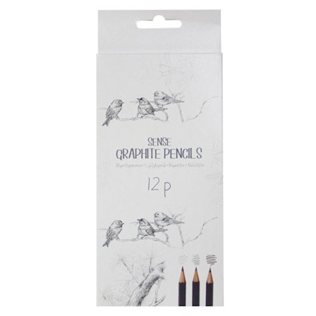 Sense Blyertspennor 12-pack