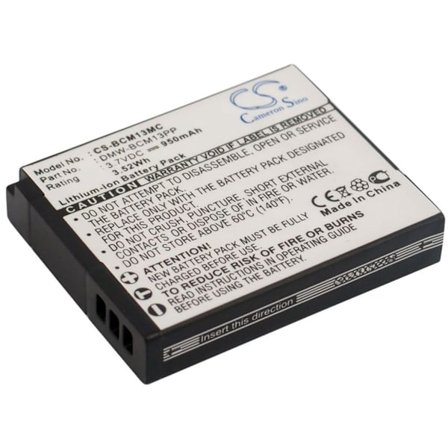 Battery for Panasonic Lumix DMC-FT5 etc