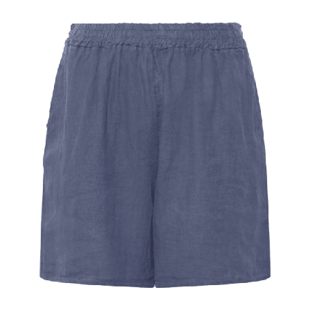 Tiffany Tracy, Shorts, Linen - Blue Navy Shorts Dam Blå XS-S