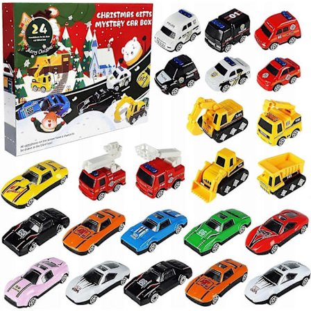 Adventskalender 24 Elementer Biler Advent